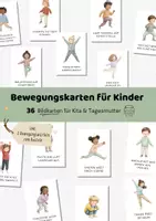Vorschau - Bildkarten - Bewegungskarten Kita Kindergarten | Bewegungspause Morgenkreis Karten A6-Format - Deckblatt