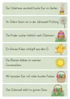 Vorschau - Spiele - Laufdiktat/Abschreibkartei Ostern - 21 Sätze - Seite 2
