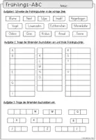 Vorschau - Arbeitsblätter - Arbeitsblätter Frühling Klasse 2 bis 3 Deutsch - Seite 3
