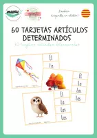 Vista previa - Refuerzo / NEE / Materiales de apoyo - 60 TARJETAS DE ARTÍCULOS DETERMINADOS - Portada