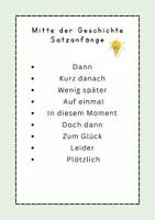 Vorschau - Arbeitsblätter - Deutsch Klasse 3: Satzanfänge einsetzen - Lückentexte und Poster zur Schreibförderung - Seite 3