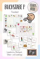 Vorschau - Stationenlernen - Buchstabeneinführung P p - Lernspiele für die Freiarbeit - Deckblatt