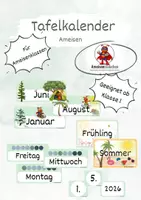 Vorschau - Präsentationen/Tafelbilder - Tafelkalender für die Ameisenklasse - Deckblatt