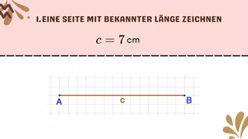 Vorschau - Stationenlernen - Dreiecke konstruieren (SSS-Satz Tafelmaterial) - Seite 3