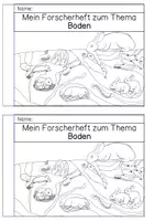 Vorschau - Arbeitsblätter - Forscherheft - Boden - Seite 1