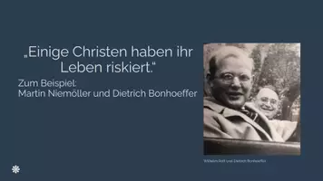Vorschau - Stundenentwürfe - Kirche in der NS Zeit - Bonhoeffer und Niemöller (8&9) - Seite 3