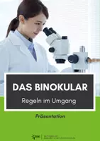 Vorschau - Präsentationen/Tafelbilder - Das Binokular: Regeln im Umgang (Präsentation) - Deckblatt