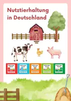 Vorschau - Arbeitsblätter - Nutztiere - Nutztierhaltung in Deutschland (inkl. Lösungen) - Deckblatt