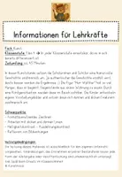Vorschau - Stundenentwürfe - Kunst Grundschule Klasse 1-4 - Ausführlicher Unterrichtsentwurf - Kreative Zeichenidee + Geschichte: Was hat H.Walther gegessen? - Seite 1
