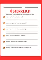 Vorschau - Unterrichtsreihen - Österreich – Kompakter Überblick mit Lesetext, Fragen & Steckbrief - Seite 1