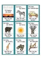 Vorschau - Spiele - Lesespiel Safari (Klasse 1-4) - Seite 1