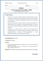 Vorschau - Arbeitsblätter - Klausur Lyrikvergleich BRD/DDR: Enzensberger & Kunze mit EWH - Seite 1