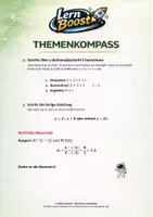 Vorschau - Stationenlernen - Merkhilfe: Lineare Funktionen - Gleichung aus zwei Punkten - Seite 1