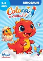 anteprima - Audio - DINOSAURI - colora e canta - Pagina di copertina