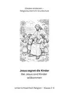 Vorschau - Stundenentwürfe - Jesus segnet die Kinder - ein Stundenentwurf - Deckblatt
