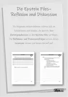 Vorschau - Arbeitsblätter - Epstein Files: Reflexions - und Diskussionsfragen - Deckblatt