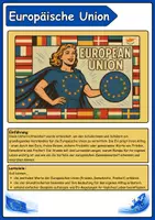 Vorschau - Arbeitsblätter - Europäische Union im Überblick - SEK I - Deckblatt