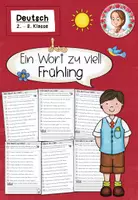 Vorschau - Arbeitsblätter - Ein Wort zu viel! Frühling | Klasse 2-3 - Deckblatt