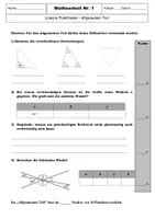 Vorschau - Klassenarbeiten - Klassenarbeit - Lineare Funktionen mit allgemeinem Teil und Hauptteil l Mathematik Klasse 8 - Seite 2