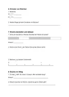 Vorschau - Arbeitsblätter - Wie fit bist du im Thema Brüche - Klasse 6 - Seite 3