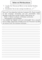Vorschau - Arbeitsblätter - Verben mit Wortbausteinen, differenzierte Arbeitsaufträge - Seite 2