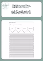 Vorschau - Arbeitsblätter - Reizwortgeschichte schreiben – Frühling - Deckblatt