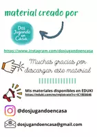 Vista previa - Hojas de trabajo - DOSSIER 100 botellas sensoriales - DOSJUGANDOENCASA - página 1