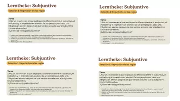 Vorschau - Stationenlernen - Materialpaket: Spanisch: El Subjuntivo (Klasse 9-12) - differenziert - Grammatikübersicht, Übungen, Lösungen - Seite 2