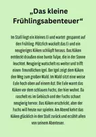 Vorschau - Arbeitsblätter - Frühlingsgeschichte - Malen, Falten, Schneiden - Seite 3