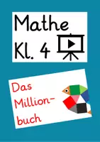 Vorschau - Arbeitsblätter - Das Millionbuch (Lernvideo und Bastelvorlage) - Deckblatt