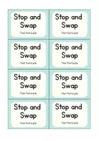 Vorschau - Arbeitsblätter - Stop and Swap - Past Participle + Present Perfect - Seite 3