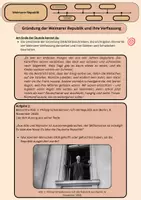 Vorschau - Stundenentwürfe - Gründung der Weimarer Republik & Verfassung – Rollenarbeit und Quellenanalyse (digital & analog) - Seite 2