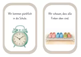 Vorschau - Poster - 50 Wochenziele | Klassenregeln mit Bildern |1. und 2. Klasse - Seite 2
