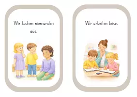 Vorschau - Poster - 50 Wochenziele | Klassenregeln mit Bildern |1. und 2. Klasse - Seite 3