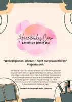 Vorschau - Arbeitsblätter - Projektarbeit Weltreligionen im Vergleich - Deckblatt