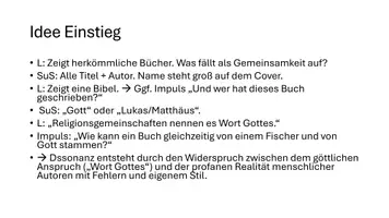 Vorschau - Arbeitsblätter - Die Entstehung der Bibel +++ Tolle Stunde - Seite 1