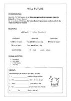 Vorschau - Arbeitsblätter - Will Future: Grammar Exercises & Partner Activity - Seite 1