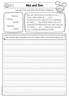 Vorschau - Arbeitsblätter - Lückentexte Ostern, Arbeitsblätter differenziert | Lesen und Schreiben, Deutsch Klasse 2–3 - Seite 2