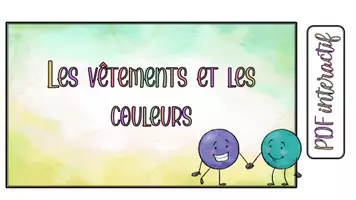 Vorschau - Stationenlernen - PDF interactif: Couleurs & Vêtements - Seite 3