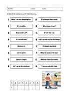 Vorschau - Arbeitsblätter - What’s on our shopping list? - Dialogue: Speaking and Writing (English) - Seite 3