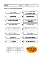 Vorschau - Unterrichtsreihen - What's for dinner? - Dialogue: Speaking and Writing (English) - Seite 3