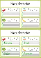 Vorschau - Stationenlernen - Freiarbeit Material - Purzelwörter - Seite 2