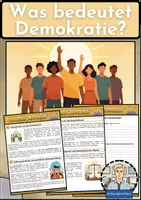 Vorschau - Arbeitsblätter - Demokratie – Unterrichtsreihe mit Infotexten, Aufgaben & Lösungen (Erdkunde Sek I) - Seite 1