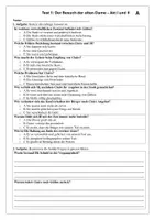 Vorschau - Arbeitsblätter - Kurztest zu Akt I und II - Deckblatt