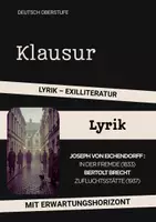 Vorschau - Arbeitsblätter - Deutschklausur Epochenvergleich: Exilliteratur vs. Romantik (Brecht / Eichendorff) inkl. EWH - Deckblatt