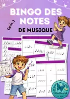 Aperçu - Jeux - Bingo des rythmes musique Cycle 3 | Jeu de rythme pour le cours de musique - Page de couverture