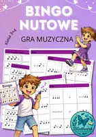 zapowiedź - Bingo rytmiczne muzyka klasa 3–4 | Gra rytmiczna na lekcję muzyki - obwoluta