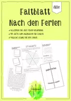 Vorschau - Arbeitsblätter - MATERIALPAKET Ferien Frühling Sommer Herbst und Winter - Seite 1