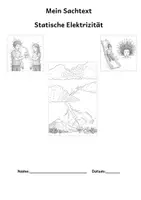 Vorschau - Unterrichtsreihen - Statische Elektrizität: Das XXL Materialpaket (Sachtext, Geschichte, Forscherheft & Arbeitsblatt) - Seite 1