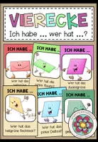 Vorschau - Spiele - VIERECKE - Ich habe... wer hat...? - Deckblatt